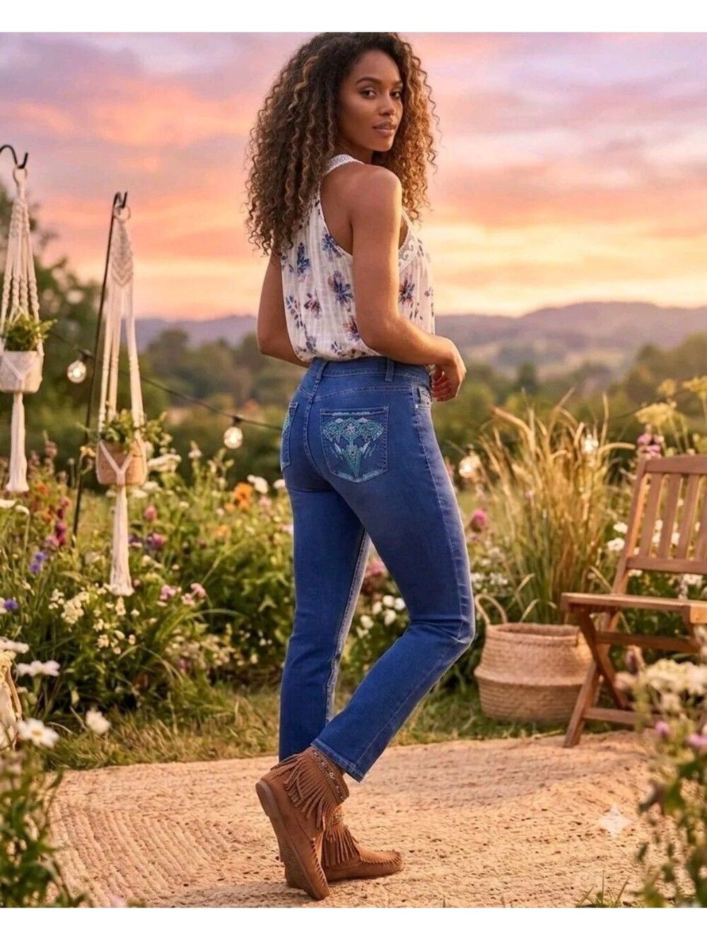 Flamingals jeans - Large